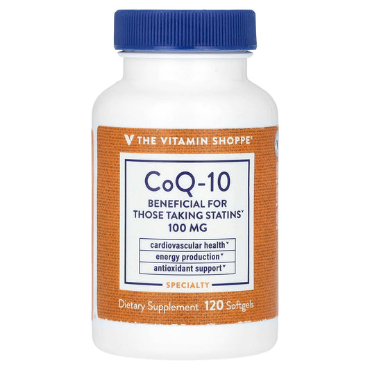 The Vitamin Shoppe, CoQ-10, 100 mg, 120 Softgels - Image 1