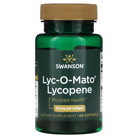Swanson, Lyc-O-Mato Lycopene, 10 mg, 60 Softgels - Image 1