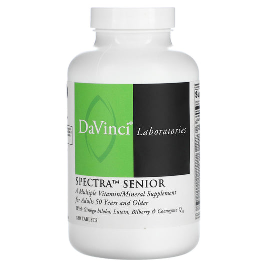 DaVinci Laboratories Spectra Senior Multivitamin Supplement 180 Tablets - Image 1