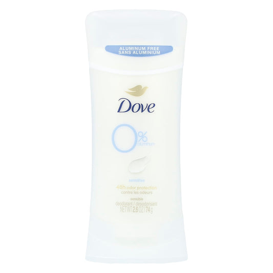 Dove Aluminum-Free Sensitive Deodorant, 48H Protection, Vegan, 2.6 oz - Image 1