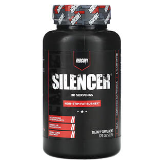 Redcon1 Silencer Non-Stim Fat Burner, 120 Capsules - Fast Metabolism