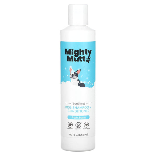 Mighty Mutt, Shampoo + Conditioner, For Dogs, Fresh Breeze, 9 fl oz (266 ml) - Image 1