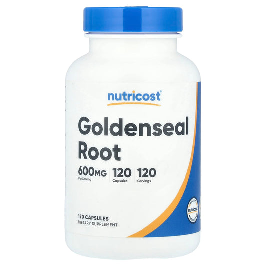 Nutricost, Goldenseal Root, 600 mg, 120 Capsules - Image 1