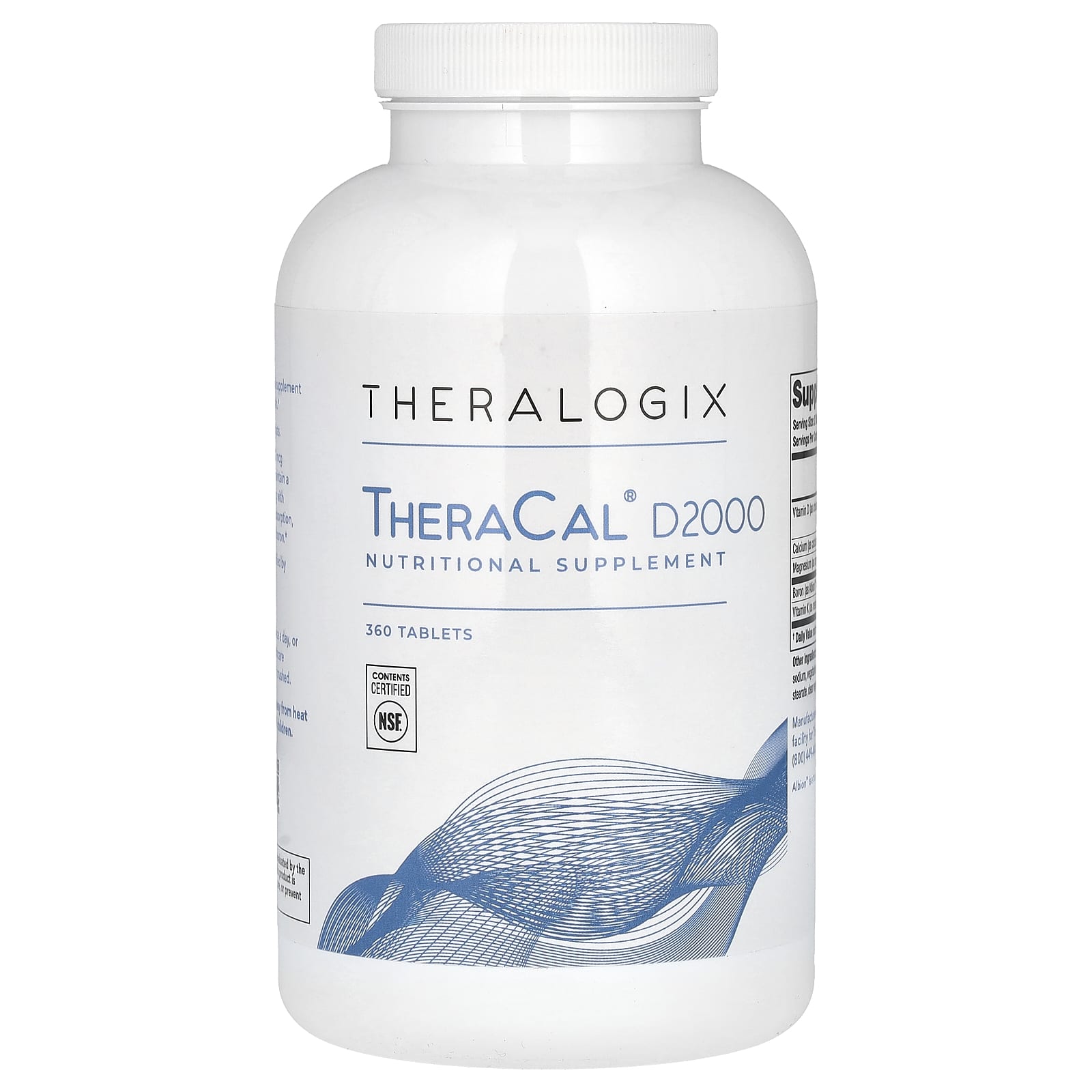 Theralogix, TheraCal D2000, 360 Tablets - Image 1
