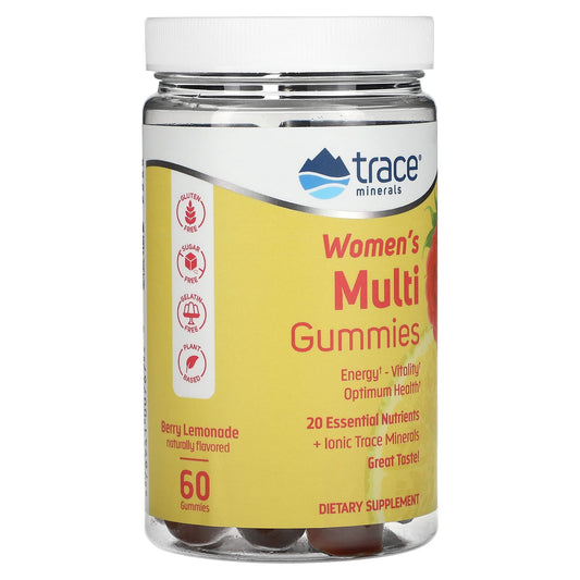 Trace, Women's Multi Gummies, Berry Lemonade, 60 Gummies - Image 1