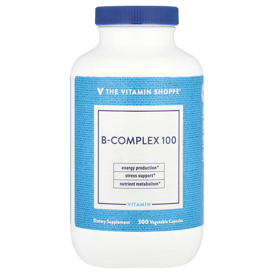The Vitamin Shoppe, B-Complex 100, 300 Vegetable Capsules - Image 1