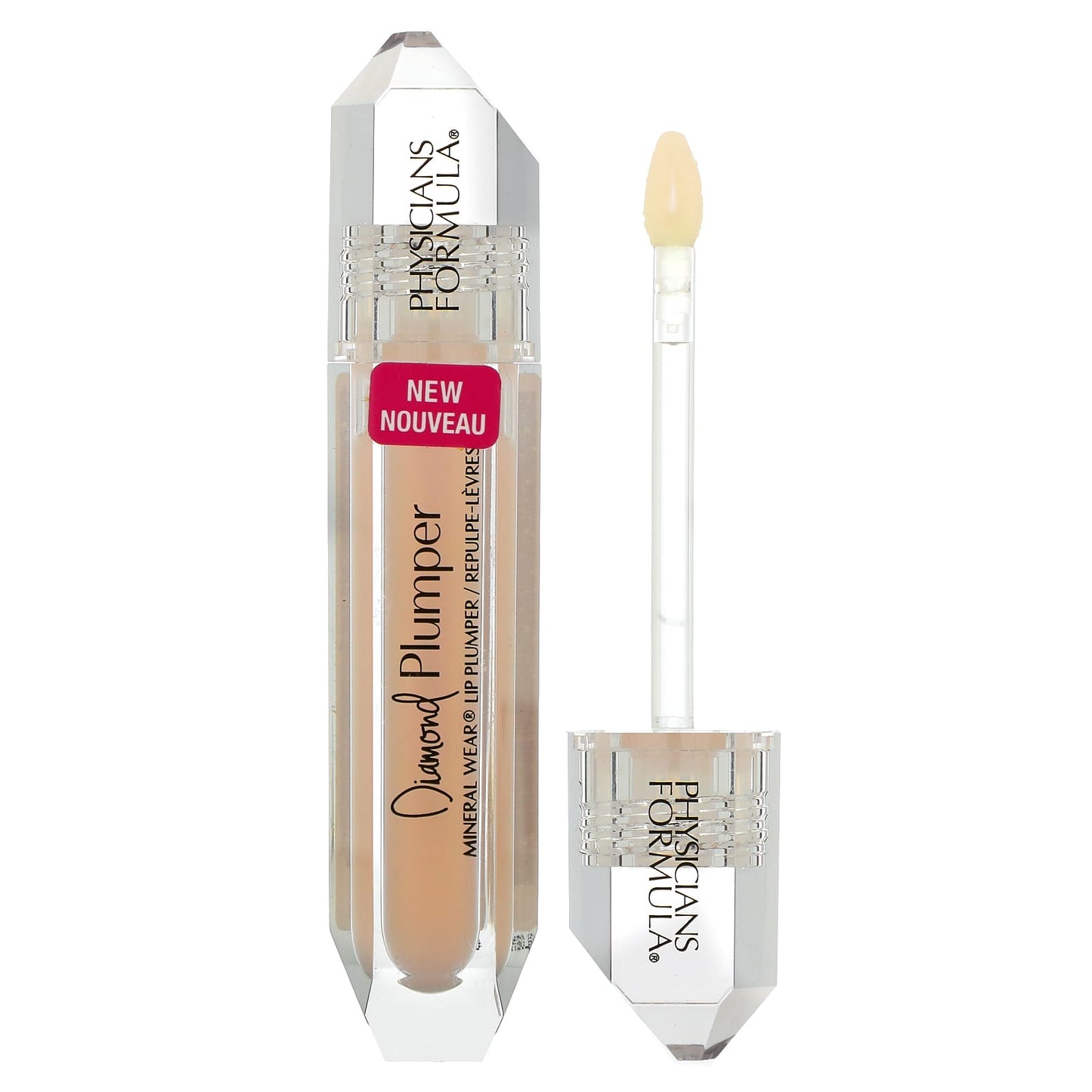 Physicians Formula, Diamond Plumper, Mineral Wear Lip Plumper, 1711772 Light Pink Princess Cut, 0.17 fl oz (5 ml) - Image 1