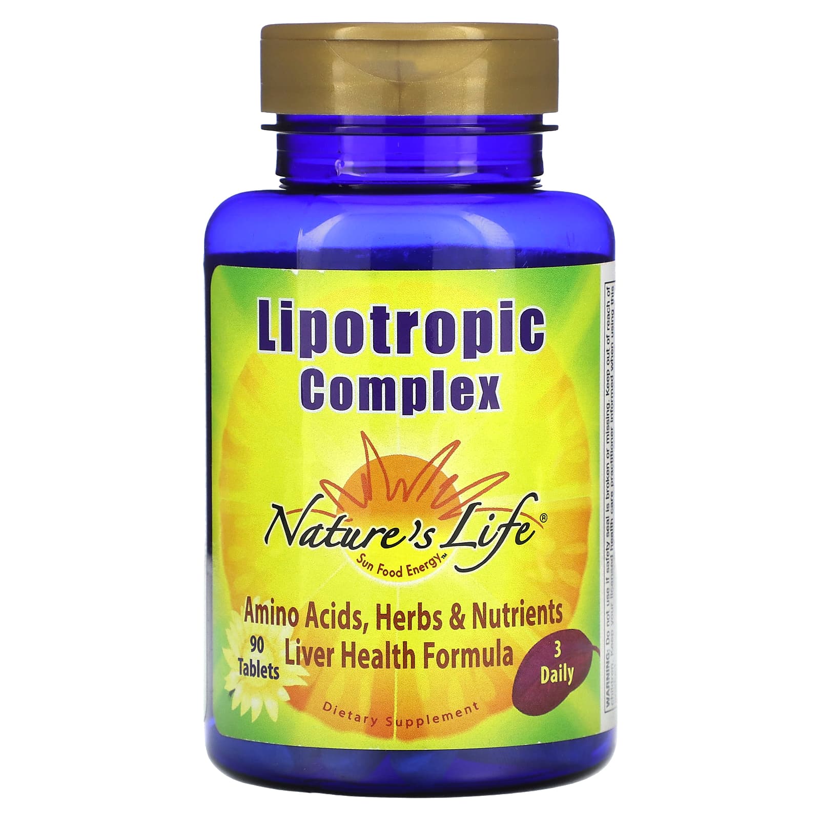 Nature's Life, Lipotropic Complex, 90 Tablets - Image 1