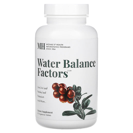 Michael's Health, Water Balance Factors, 90 Vegetarian Tablets - Image 1