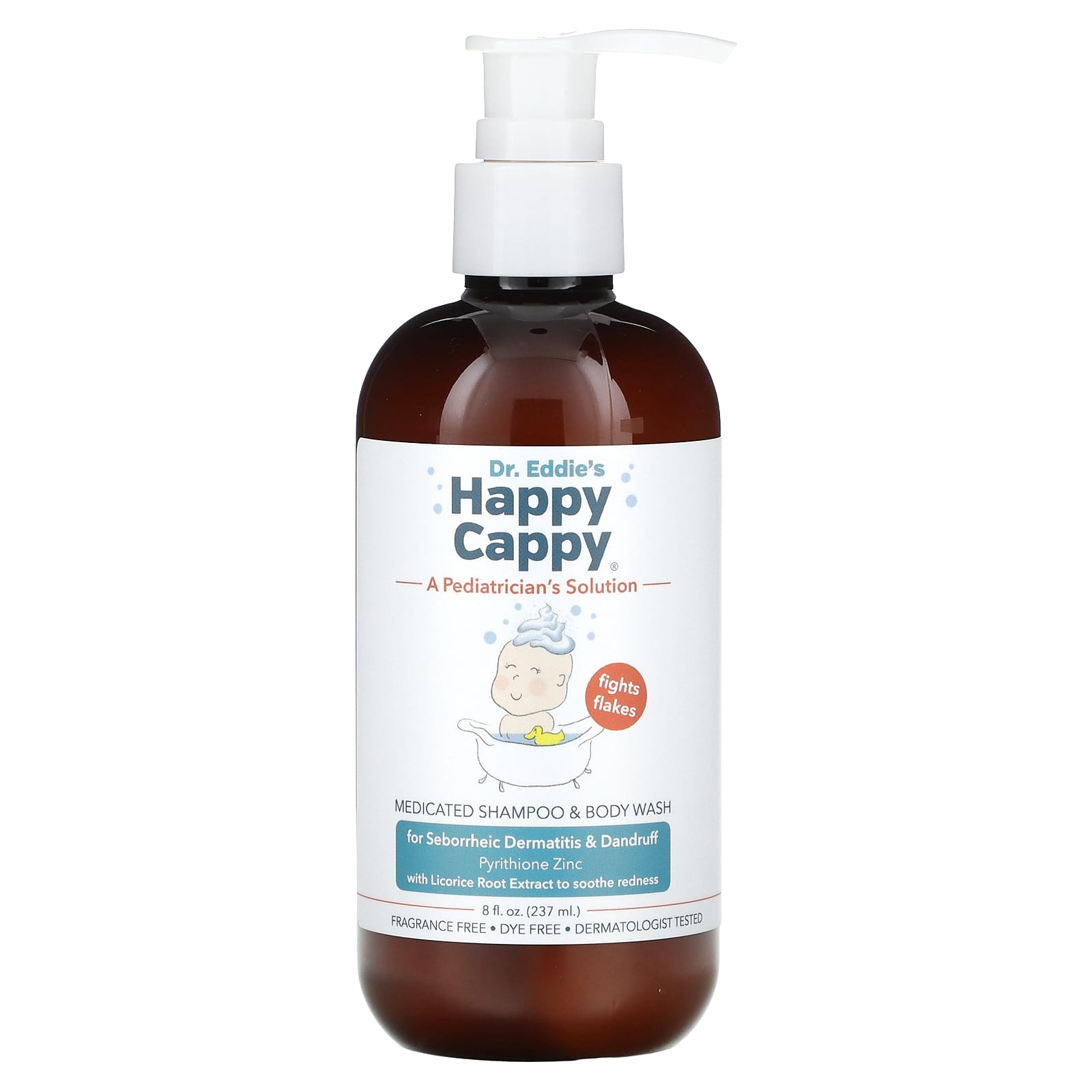 Fragrance-Free Medicated Shampoo & Body Wash for Sensitive Scalp & Skin | Happy Cappy - Image 1