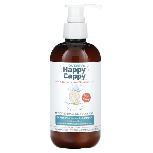 Fragrance-Free Medicated Shampoo & Body Wash for Sensitive Scalp & Skin | Happy Cappy - Image 1