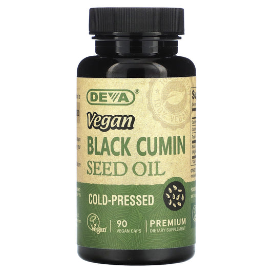 Black Cumin Seed Oil Capsules - Vegan, Vegetarian Dietary Supplement - Image 1