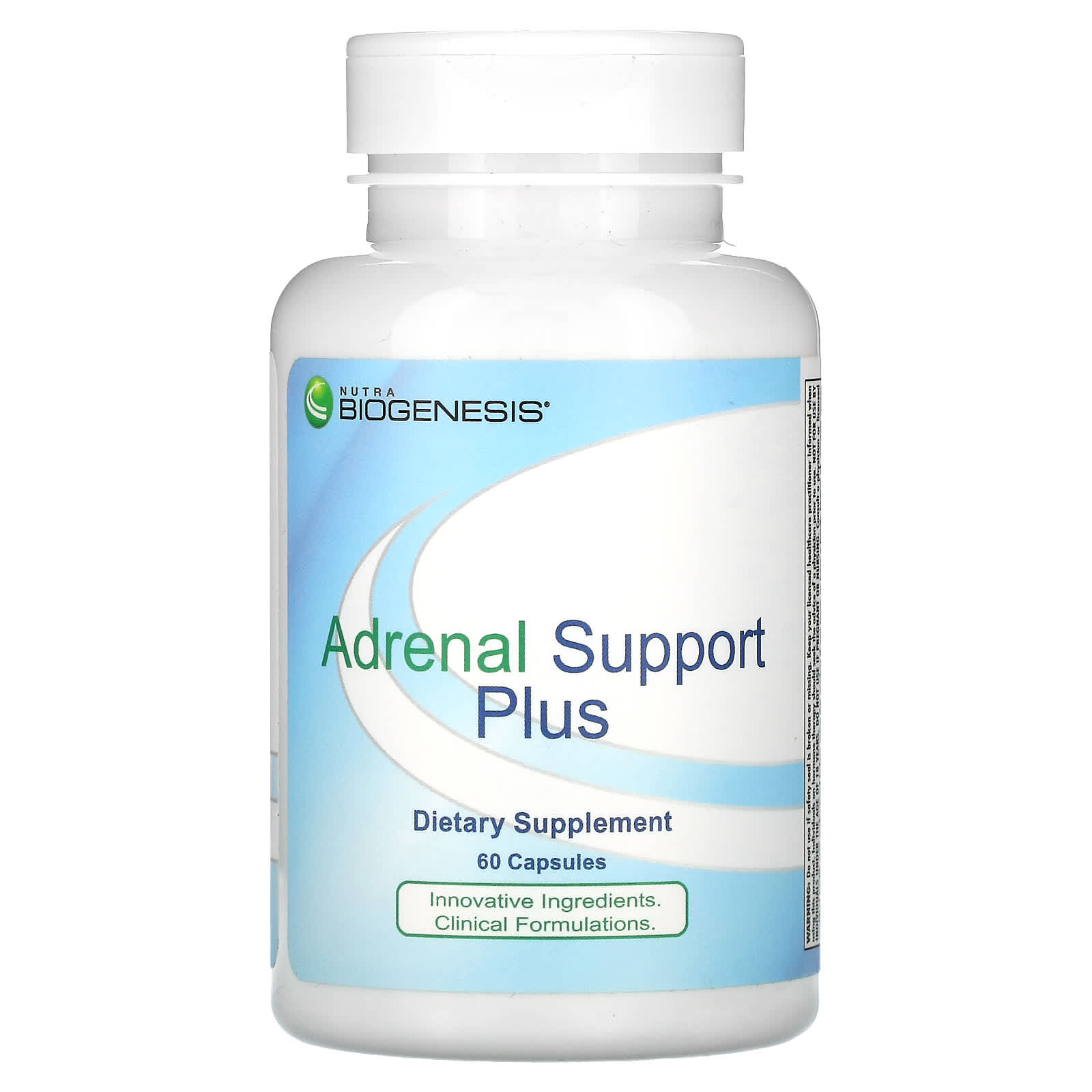 Nutra BioGenesis, Adrenal Support Plus, 60 Capsules - Image 1