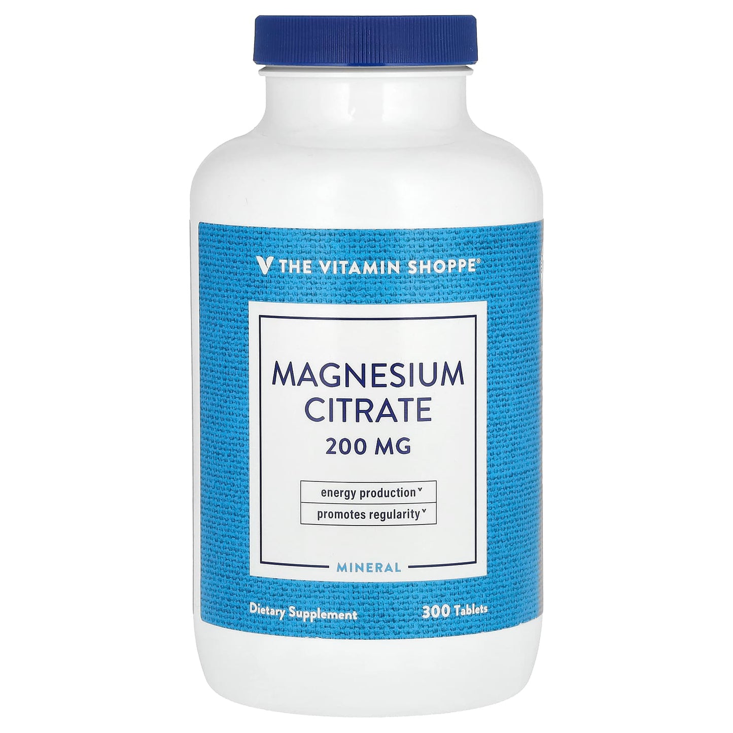 The Vitamin Shoppe, Magnesium Citrate, 200 mg, 300 Tablets - Image 1