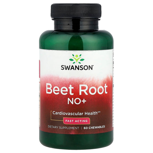 Swanson, Beet Root NO+, 60 Chewables - Image 1