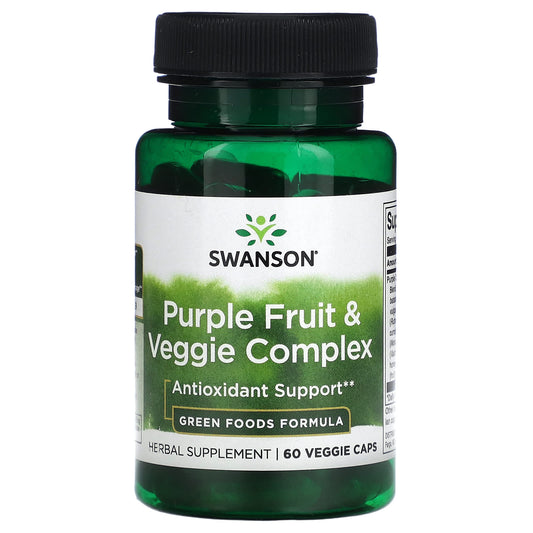 Swanson, Purple Fruit & Veggie Complex, 60 Veggie Caps - Image 1