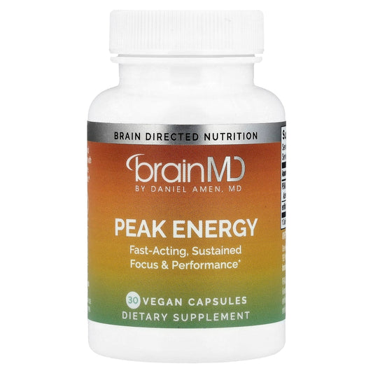Boost Energy & Focus with BrainMD Peak Energy 30 Capsules - Image 1