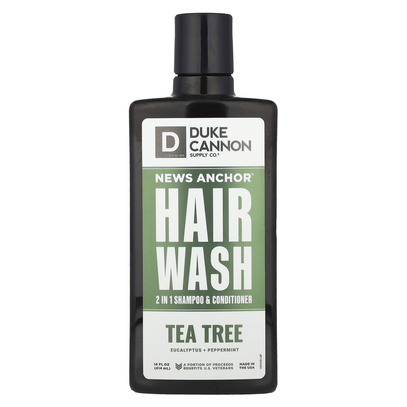 Tea Tree & Eucalyptus 2-in-1 Shampoo & Conditioner for Thick Hair - Image 1