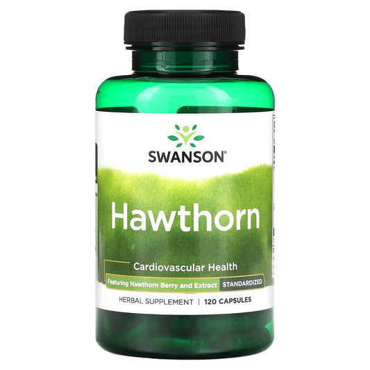 Swanson, Hawthorn, Standardized, 120 Capsules - Image 1