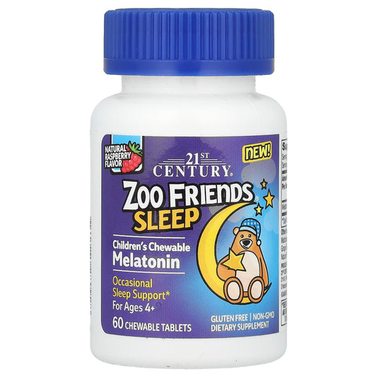 21st Century Zoo Friends Sleep Aid for Kids, 60 Chewable Tablets - Image 1