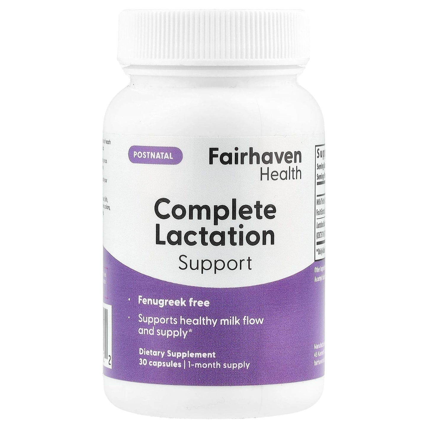 Fairhaven Health Lactation Support Supplement for Breastfeeding Women - Image 1