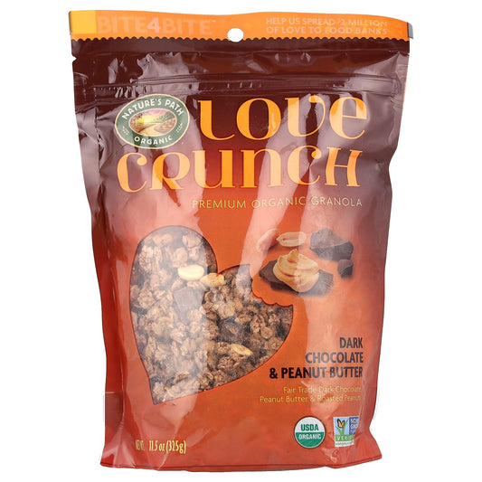Nature's Path, Love Crunch®, Premium Organic Granola, Dark Chocolate & Peanut Butter, 11.5 oz (325 g) - Image 1