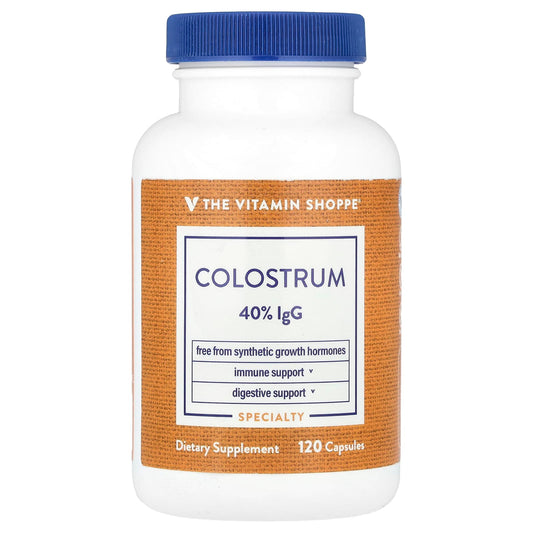 The Vitamin Shoppe, Colostrum, 120 Capsules (500 mg per Capsule) - Image 1