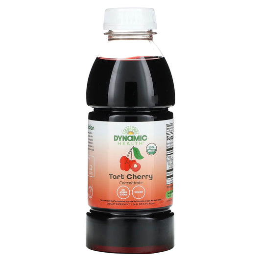 USDA Organic Tart Cherry Concentrate 473ml by Dynamic Health - Image 1