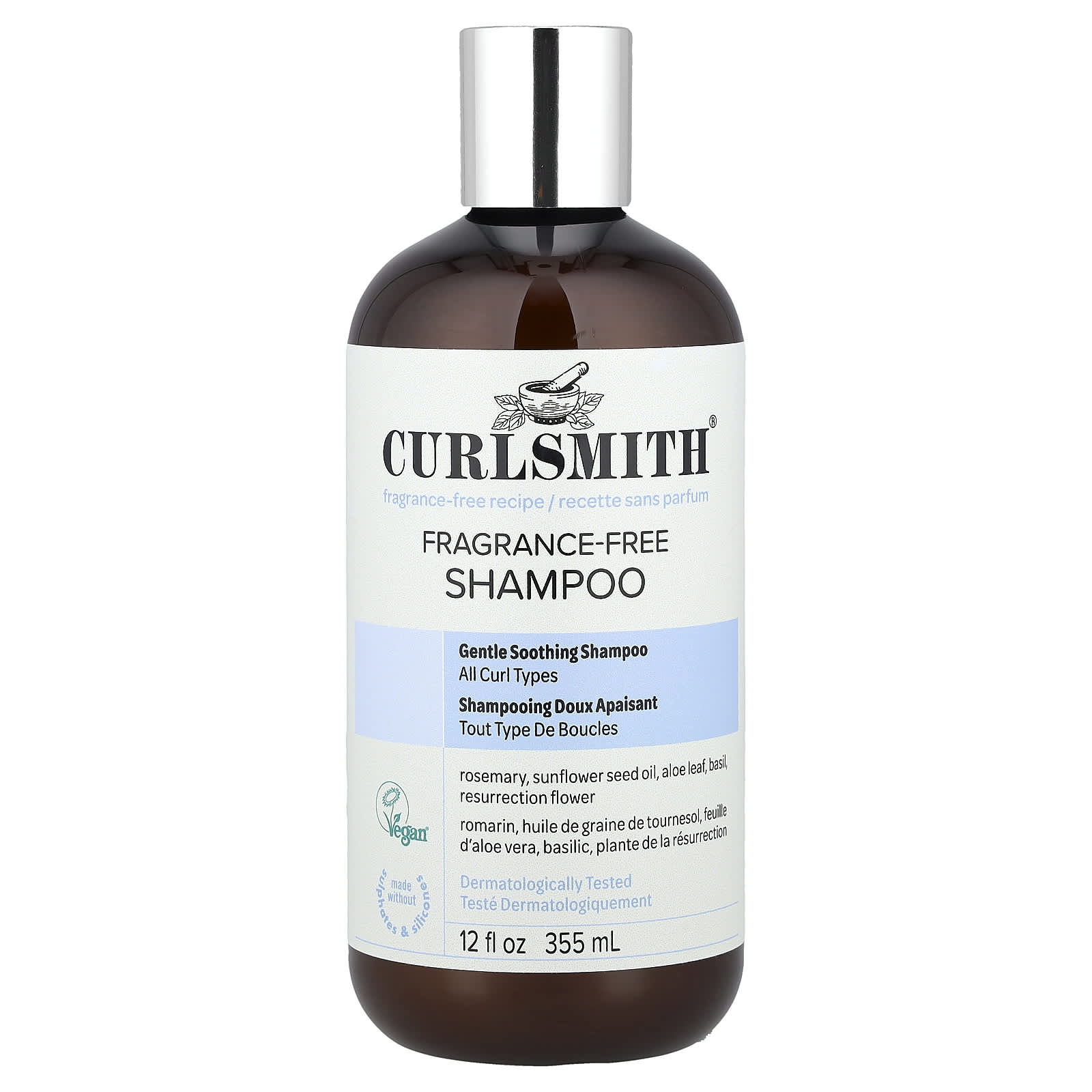 <strong>Curlsmith Fragrance-Free Shampoo for All Curl Types</strong> - 12 fl oz (355 ml) - Image 1