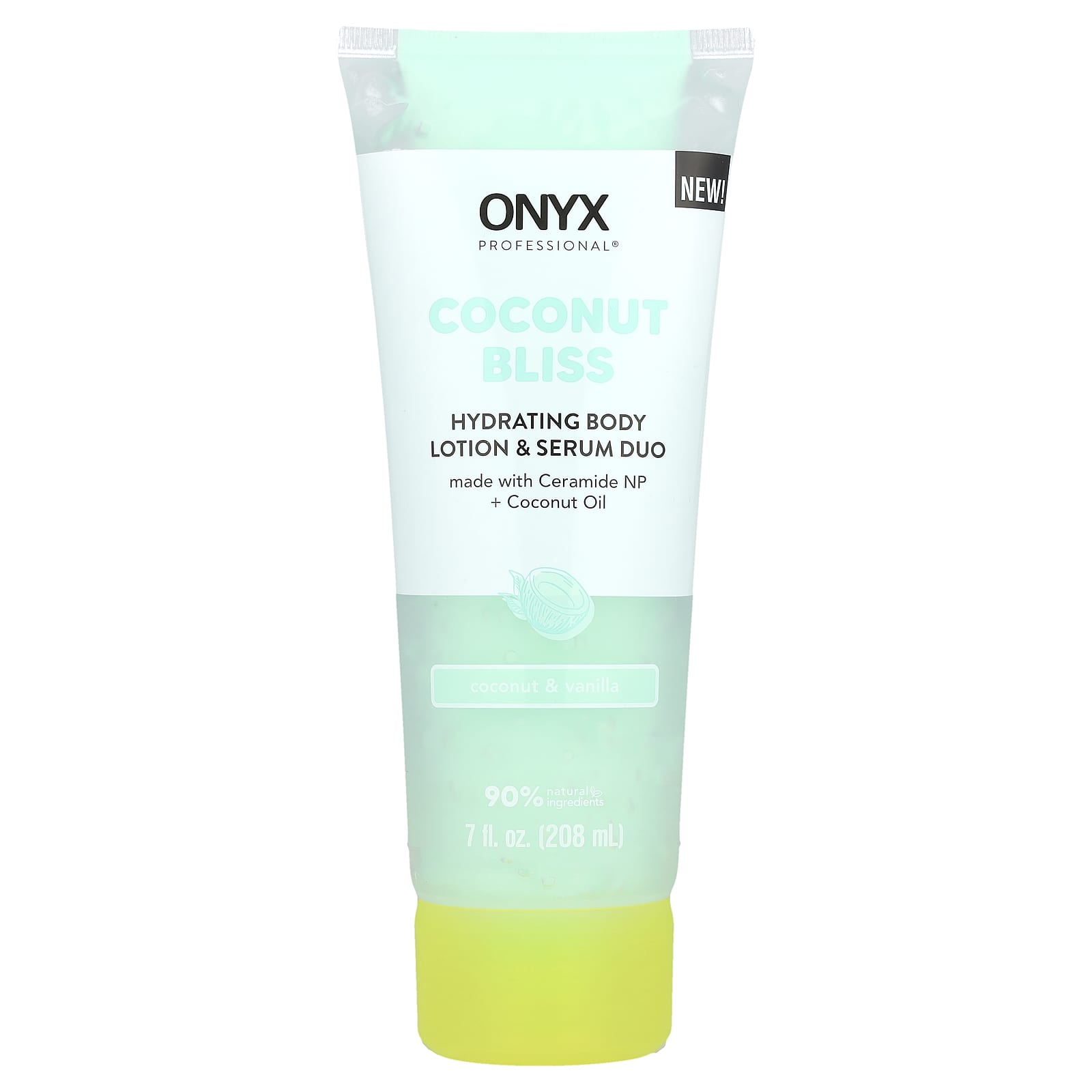 Onyx Professional, Coconut Bliss, Hydrating Body Lotion & Serum Duo, Coconut & Vanilla, 7 fl oz (208 ml) - Image 1