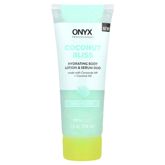 Onyx Professional, Coconut Bliss, Hydrating Body Lotion & Serum Duo, Coconut & Vanilla, 7 fl oz (208 ml) - Image 1
