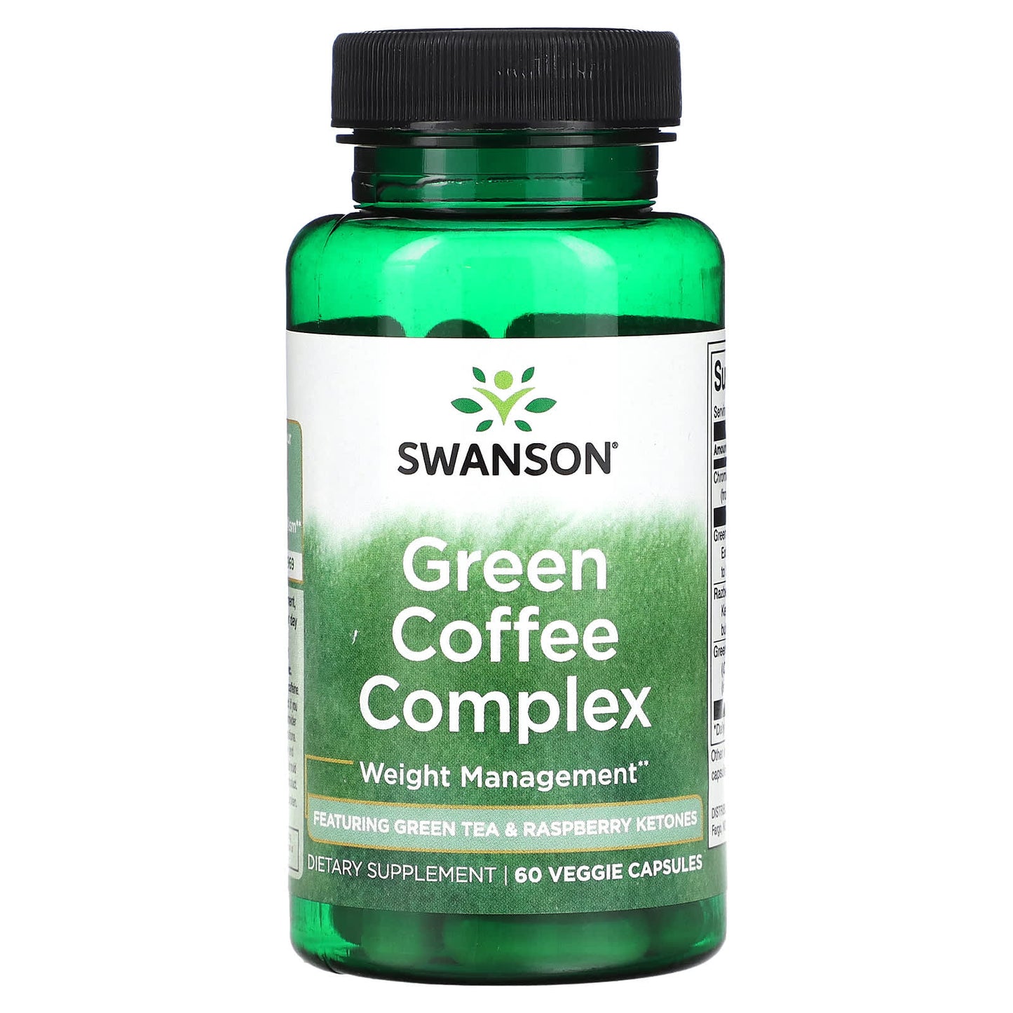 Swanson, Green Coffee Complex, 60 Veggie Capsules - Image 1