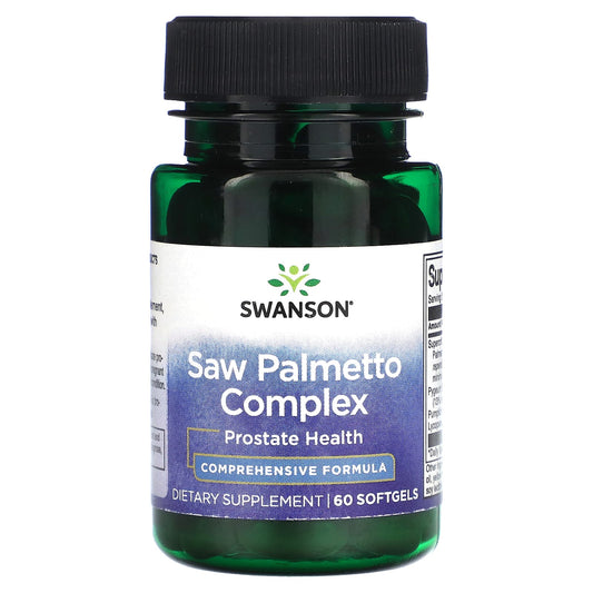 Swanson, Saw Palmetto Complex, 60 Softgels - Image 1