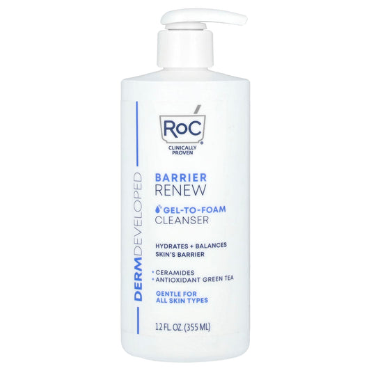 RoC, Barrier Renew, Gel-To-Foam Cleanser, 12 fl oz (355 ml) - Image 1