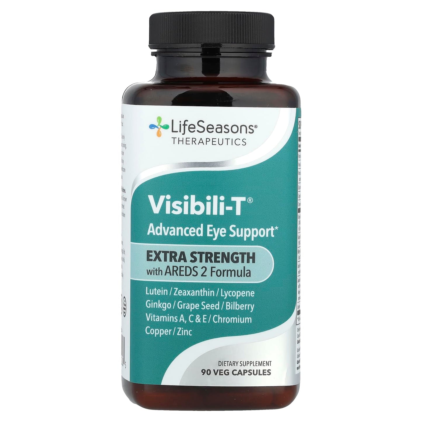 LifeSeasons, Therapeutics, Visibili-T® With AREDS 2 Formula, Extra Strength, 90 Veg Capsules - Image 1