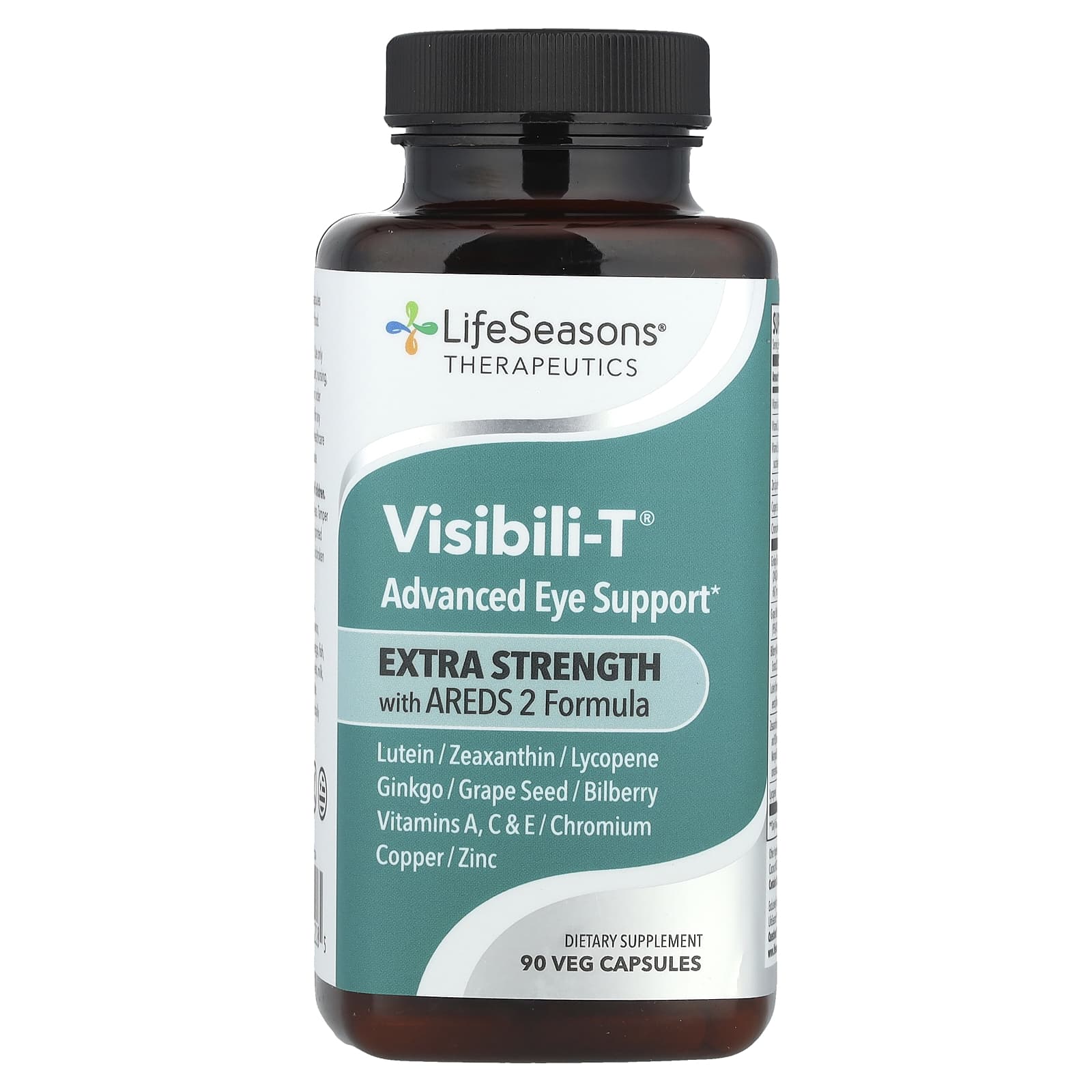LifeSeasons, Therapeutics, Visibili-T® With AREDS 2 Formula, Extra Strength, 90 Veg Capsules - Image 1