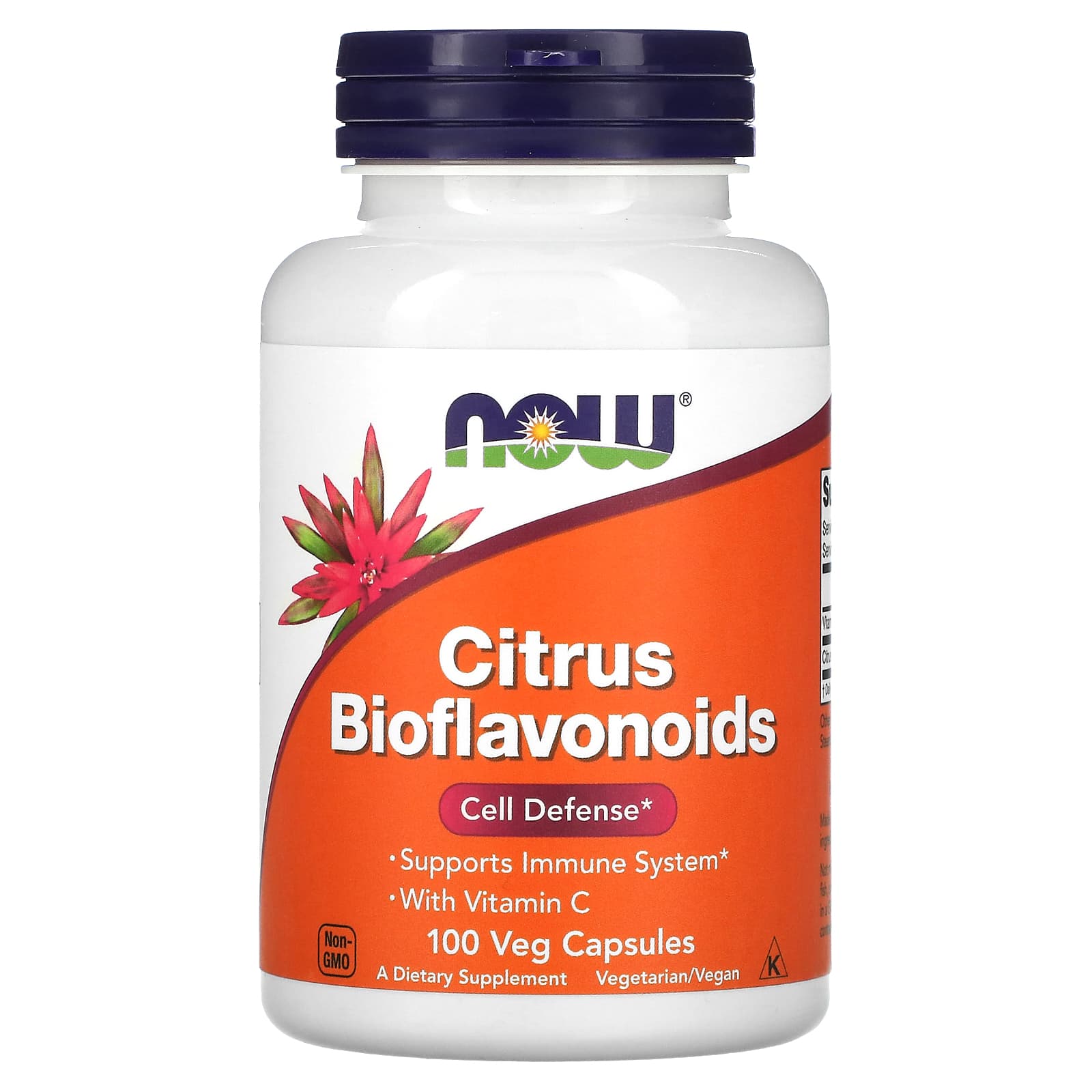 NOW Foods, Citrus Bioflavonoids, 100 Veg Capsules - Image 1