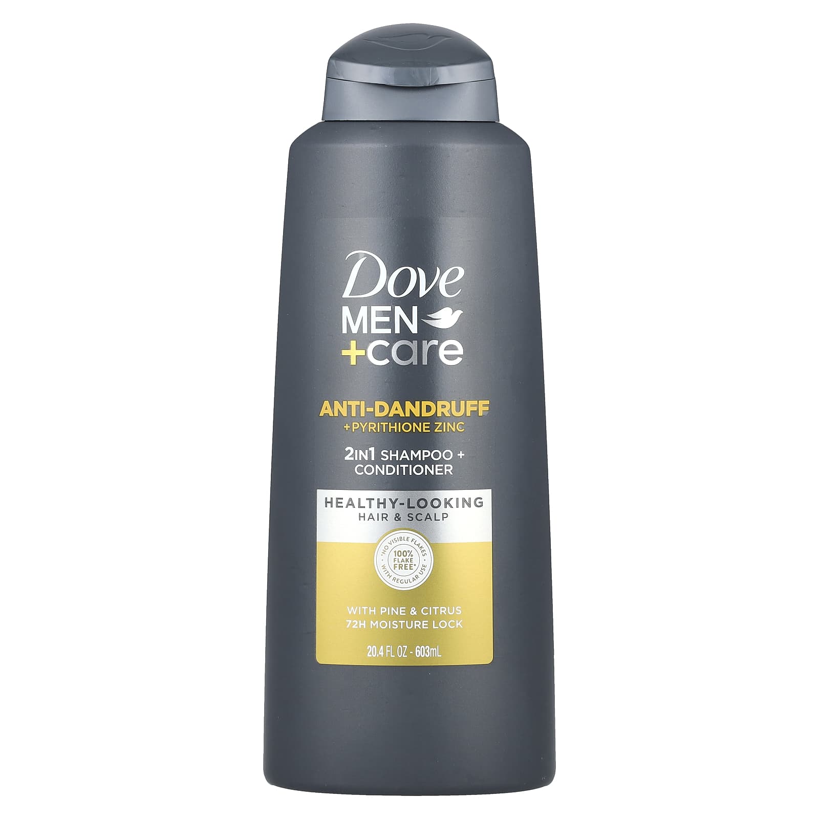 Dove Men + Care Anti-Dandruff 2-in-1 Shampoo + Conditioner, 20.4 fl oz - Image 1