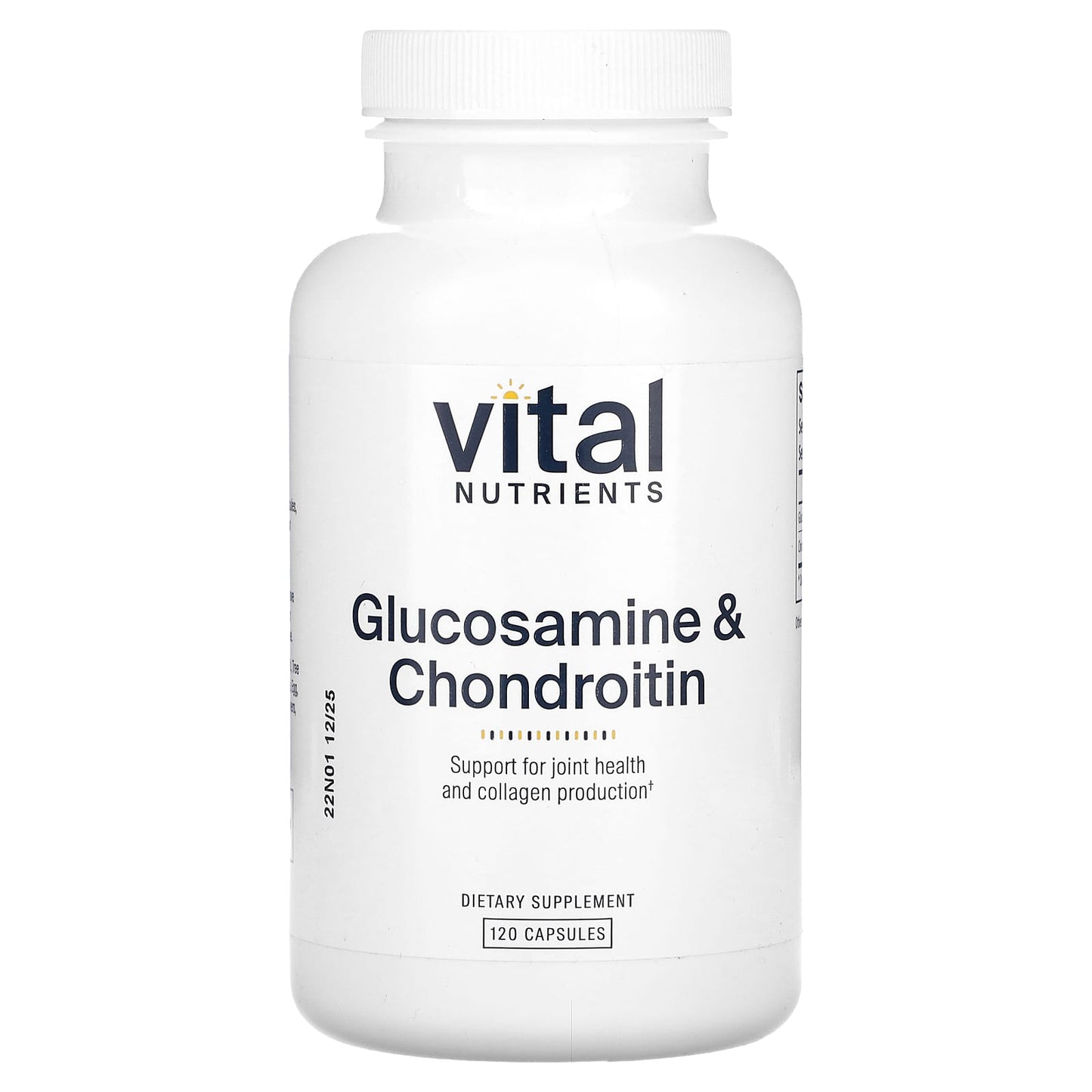 Vital Nutrients, Glucosamine & Chondroitin, 120 Capsules - Image 1