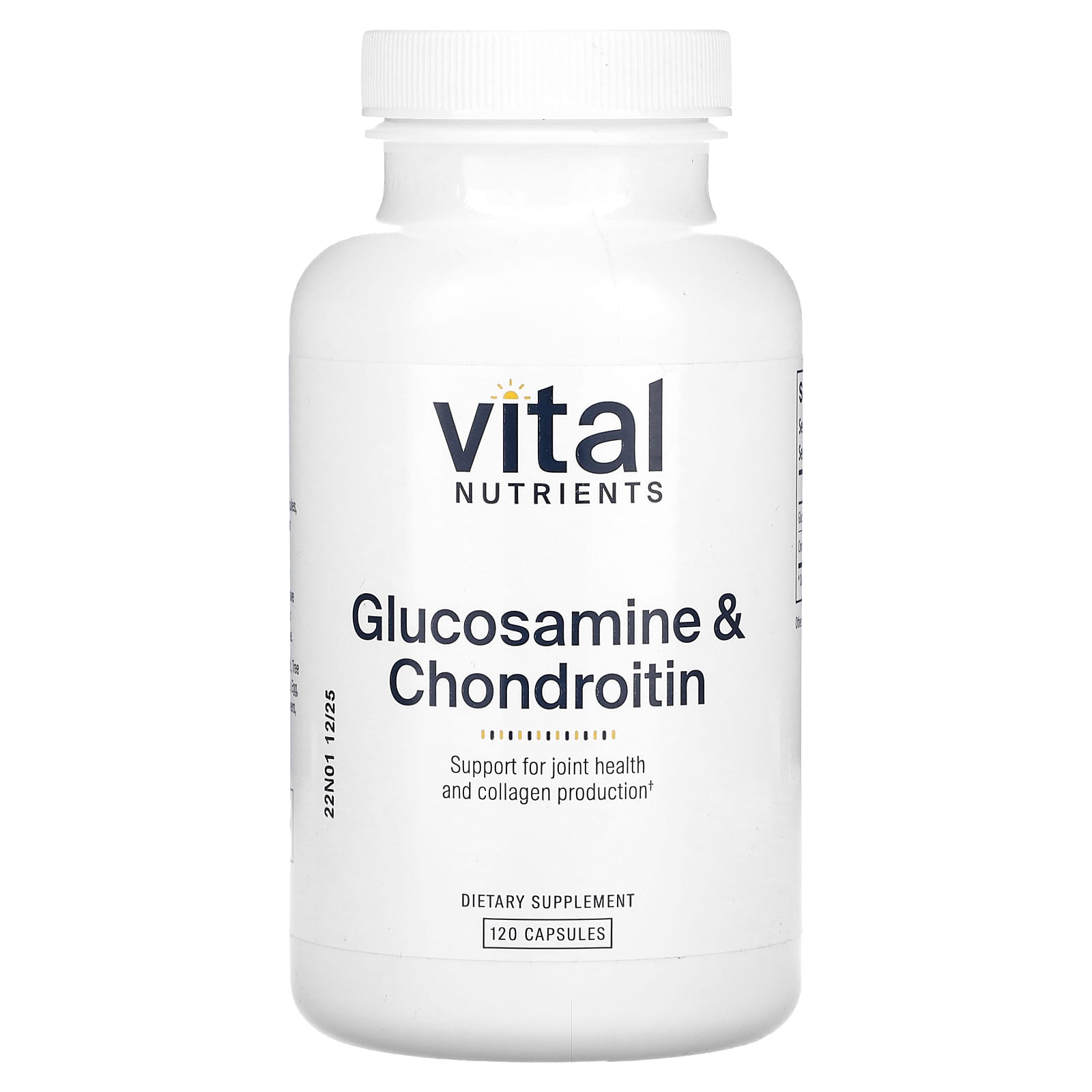 Vital Nutrients, Glucosamine & Chondroitin, 120 Capsules - Image 1
