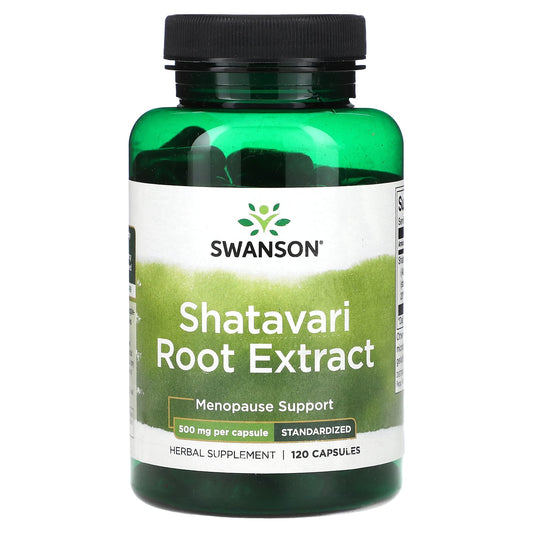Swanson, Shatavari Root Extract, 500 mg, 120 Capsules - Image 1
