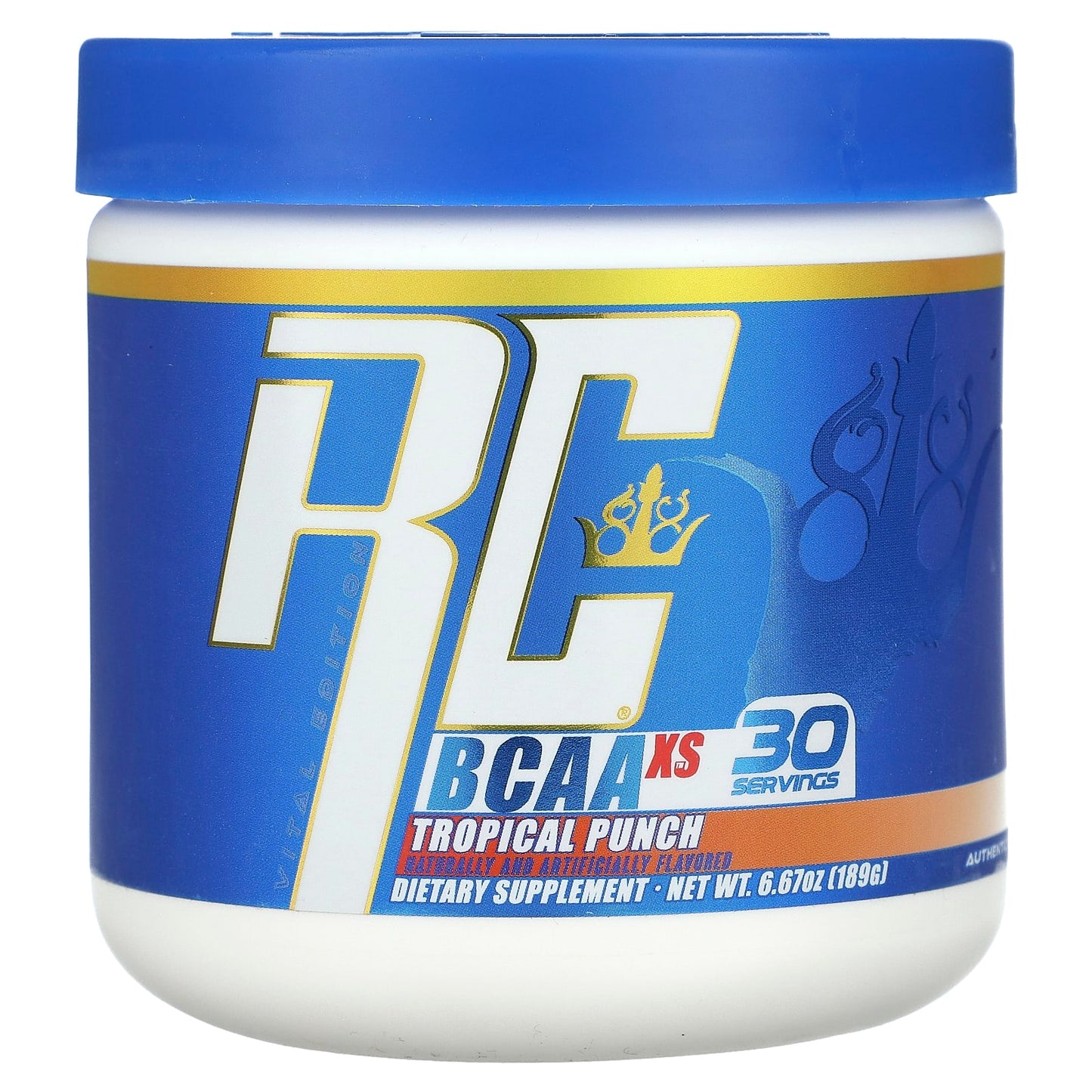 Ronnie Coleman, Vital Edition, BCAA XS, Tropical Punch, 6.67 oz (189 g) - Image 1