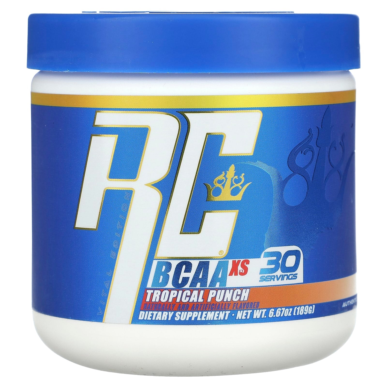 Ronnie Coleman, Vital Edition, BCAA XS, Tropical Punch, 6.67 oz (189 g) - Image 1