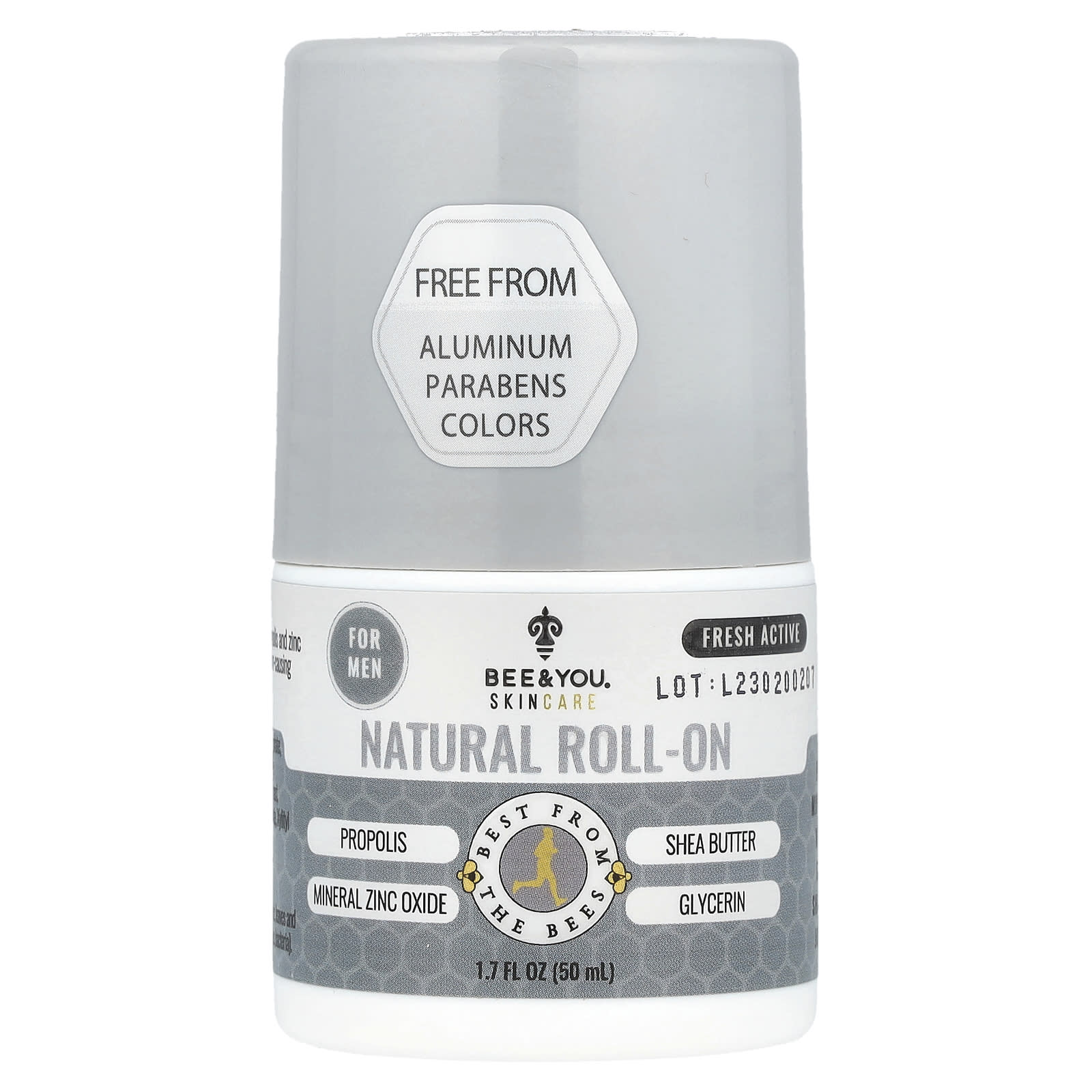 Natural Men's Deodorant, Aluminum-Free & Paraben-Free, 50 ml - Image 1