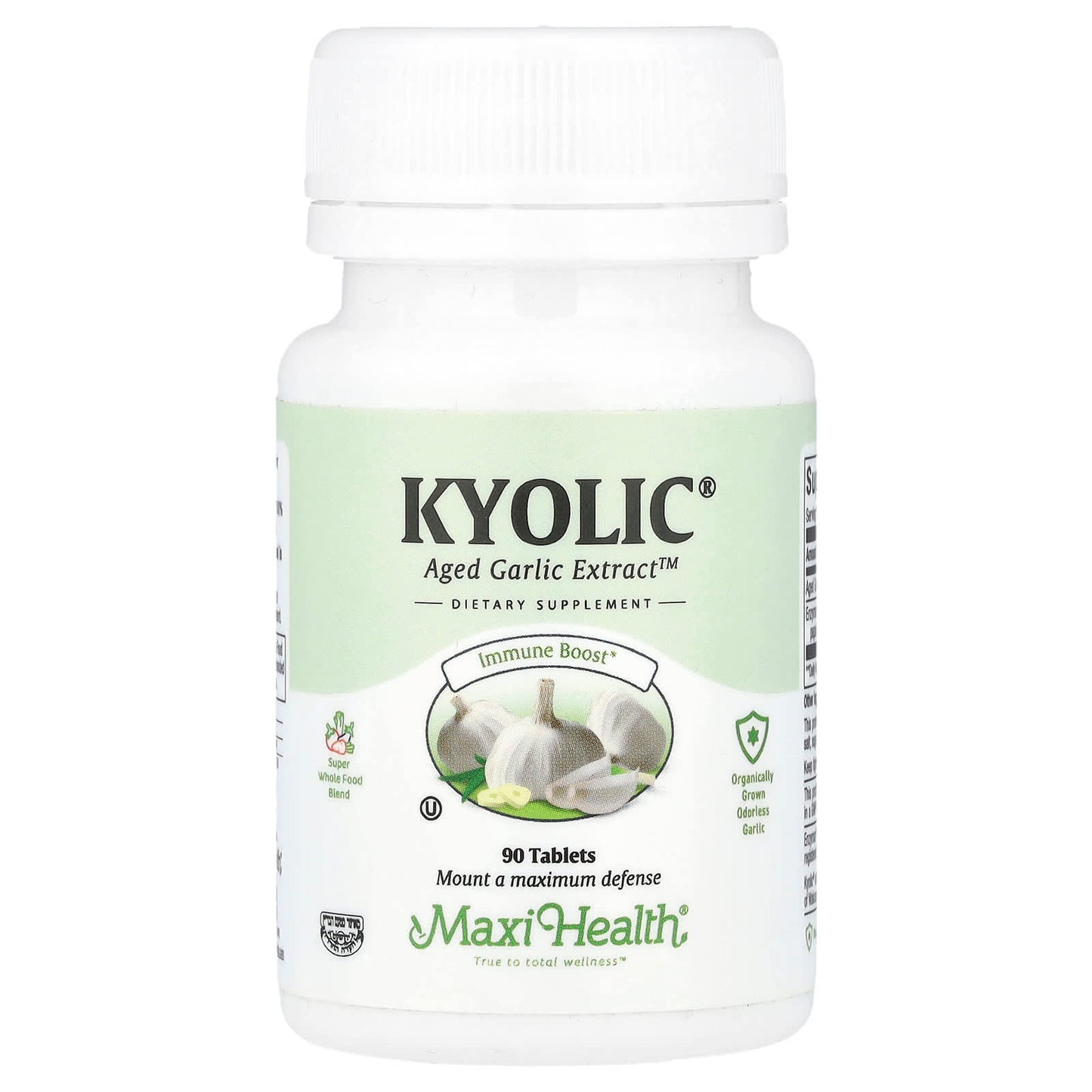 Maxi Health, Kyolic®, Aged Garlic Extract™, 90 Tablets - Image 1