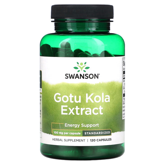 Swanson, Gotu Kola Extract, 100 mg, 120 Capsules - Image 1