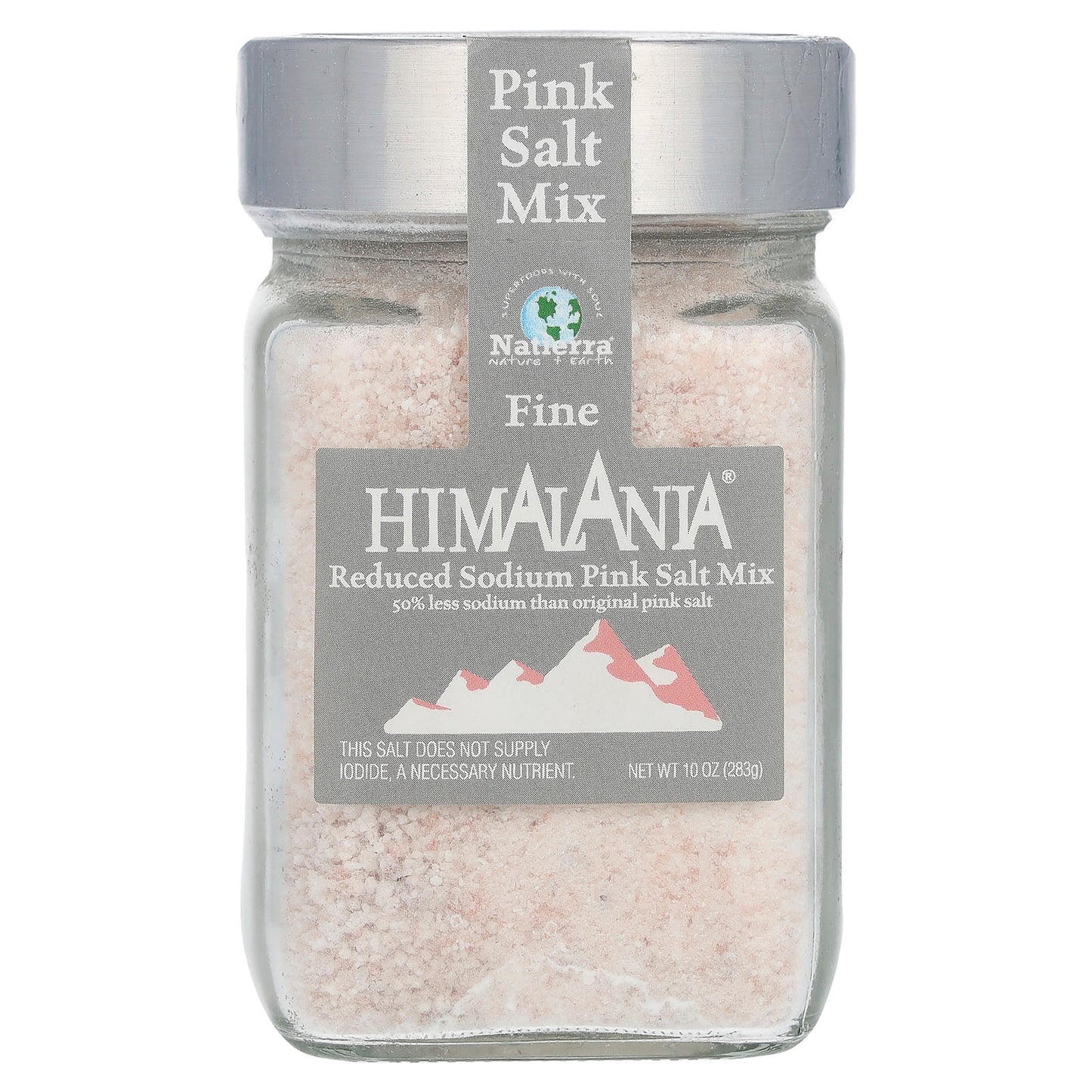 Himalania Reduced Sodium Pink Salt Mix, Fine, Refillable - 10 oz (283g) - Image 1