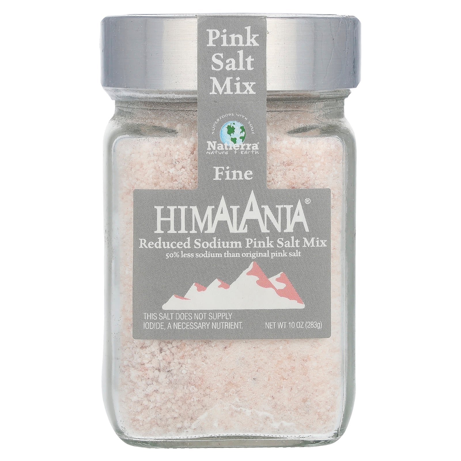 Himalania Reduced Sodium Pink Salt Mix, Fine, Refillable - 10 oz (283g) - Image 1