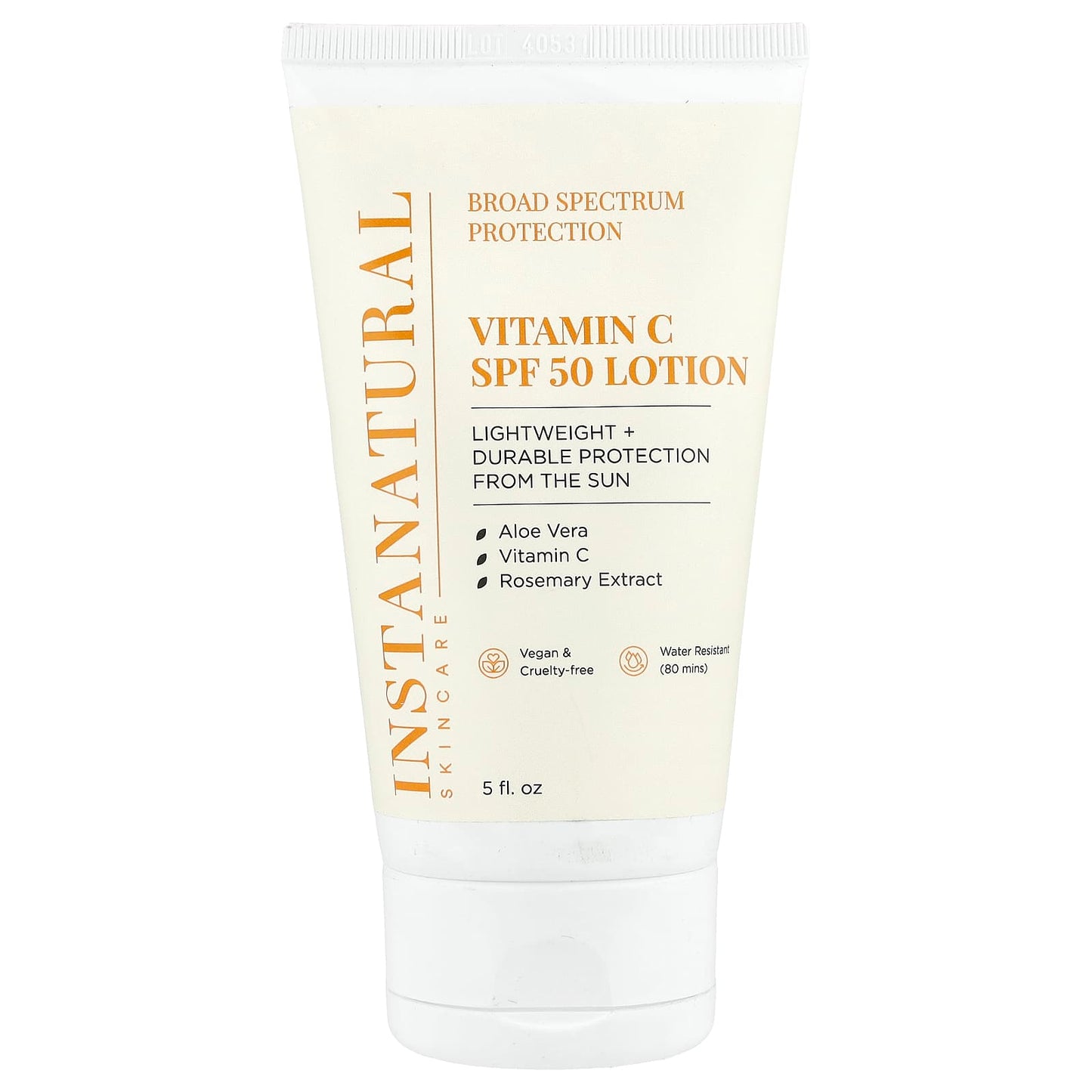 InstaNatural Vitamin C SPF 50 Lotion, 5 fl oz - Broad Spectrum Sun Protection - Image 1