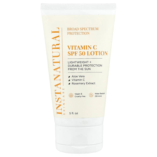 InstaNatural Vitamin C SPF 50 Lotion, 5 fl oz - Broad Spectrum Sun Protection - Image 1
